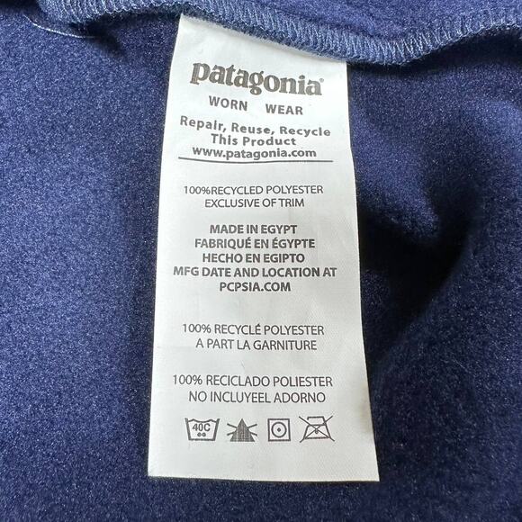 Patagonia NWT Men's Responsibili-Tee Navy Sweatshirt Size XXL *Wear on Back Logo - Picture 7 of 10